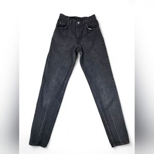 Levi’s 10950 Relaxed Fit Tapered Leg Black Jeans 5 Long USA Vintage 90s